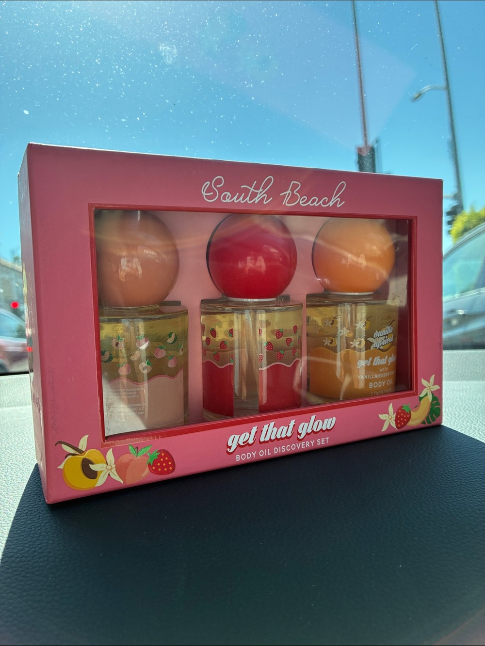 South Beach "Get That Glow" Body Oil Discovery Set